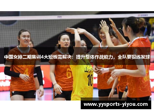 中国女排二期集训4大短板需解决：提升整体作战能力，全队要狠练发球